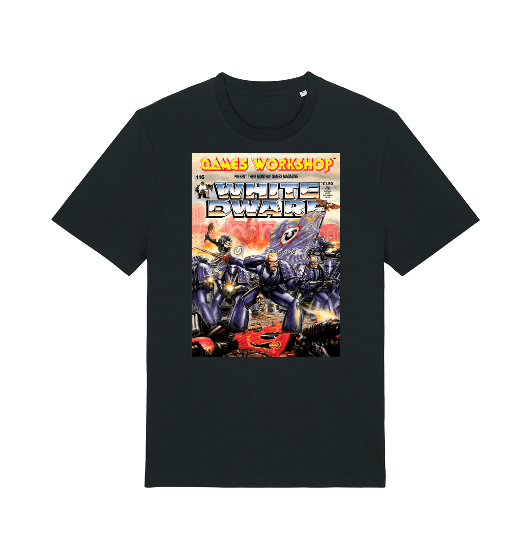 Black Printed T-shirt Front